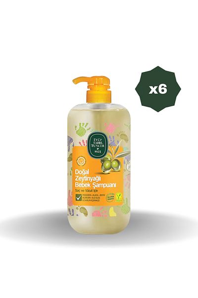 Eyüp Sabri Tuncer Eyüp Sabri Tuncer Natural Olive Oil Baby Shampoo 600 ml - (6 Pcs)