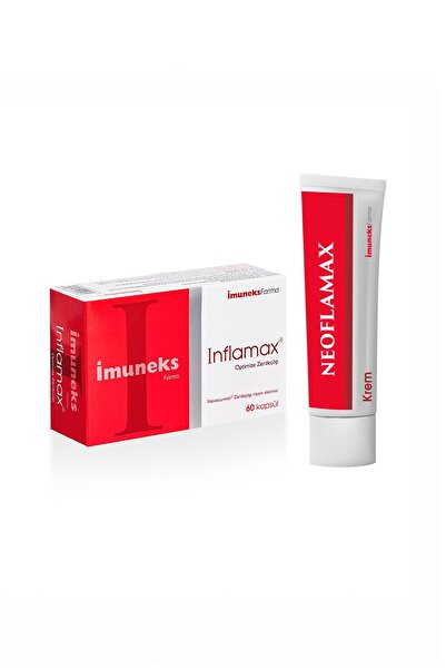 Imuneks Farma Inflamax® Optimize Zerdeçöp Takviye Edici Gıda & Neoflamax Masa...