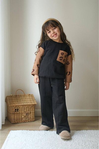 JELİBOOM SET DE PANTALONI DETALIATI TRICOTATI PENTRU FATA