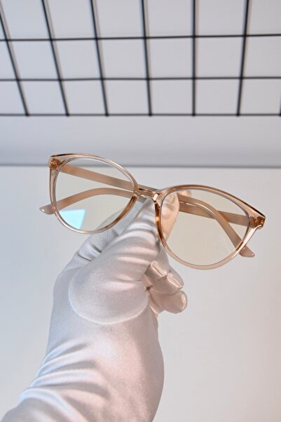 LOOKUP The Cat Eye Glasses with Blue Light Protection are Optically Compatible and Relax in Computer Television vs. Use.