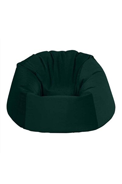 soufa dibaj نايا | كرسي بين باج مخملي مع خرز EPS للملفات، ١١٠×٨٠×٦٧ سم - أخضر...