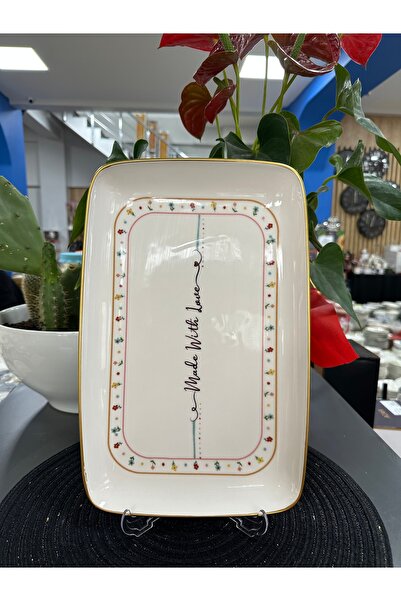 ACAR LİVALDİ SERAMİK BÜYÜK ORDÖV TABAĞI 33 CM