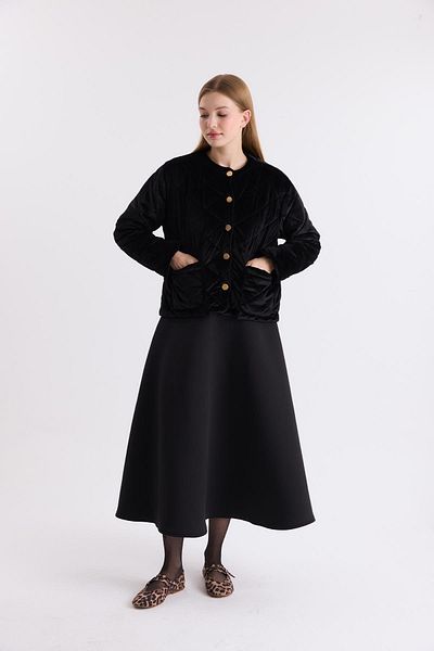 Ahel Tasarım Eldon Quilted Snap Premium Coat