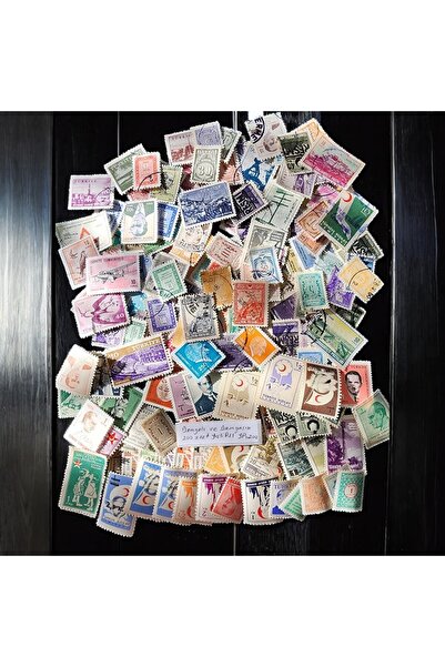 DDM Damgalı ve Damgasız 200 Adet Yerli Pul YP1-200