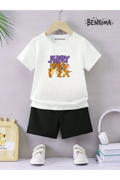 BENROMA Unisex Παιδικό Σετ Σορτς - Character Printed