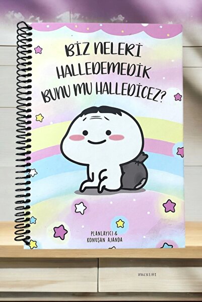 Arnas Toys Konuşan Ajanda 17x24 Biz Neleri Halledemedik Sticker'lı Tarihsiz H...