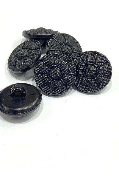 karantuhafiye Black Vest Cardigan Button - 1.8 cm / Code:2615