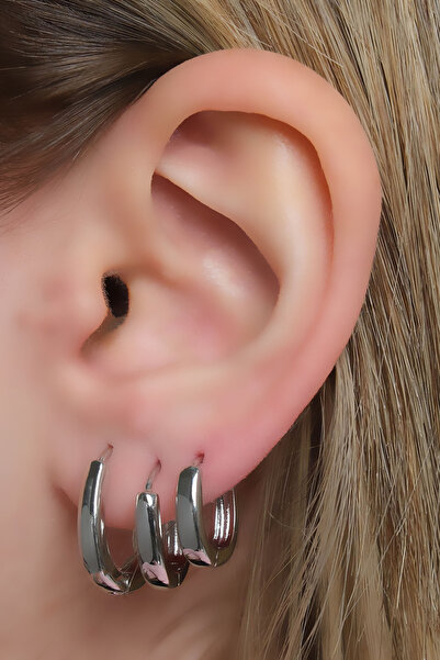 Jack Ferrero أقراط نسائية من الفولاذ بحجر الزركون لا تفقد اللون