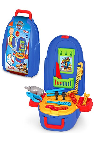 a v d a Paw Patrol Sırt Çantalı Tamir Çantası Seti Tamirci Sırt Çantası