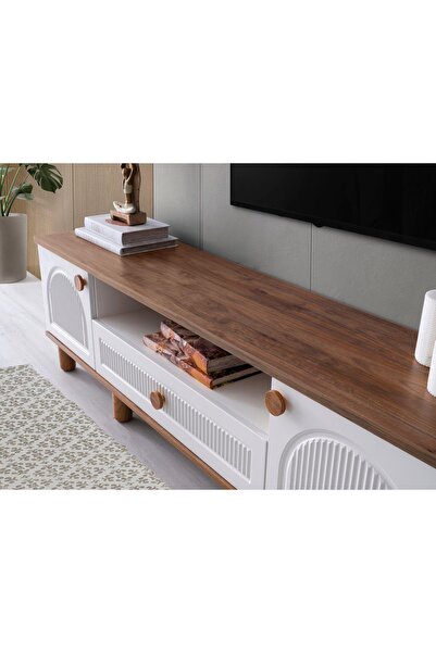 Avm 24 Ücretsiz Montaj-%100 Mdf-aytaşı-bohem Platin Tv Ünitesi