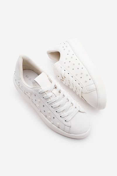 Marjin Damen Sneaker Incil - Sanded - Sneakers Weiß Lenso