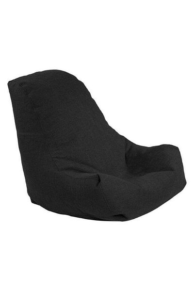 House One Linen Bean Bag Chair with Filing EPS beads 70x70x90 cm - Dark Grey