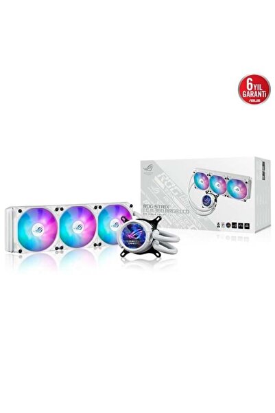 ASUS 360mm Rog Strıx Iıı 360 Argb Am5-1700p Sıvı Soğutmalı Işlemci Fanı Beyaz