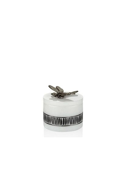 SETABIANCA Κουτί Evza Marble Dragonfly με Λαβή 9*9*9 εκ