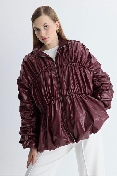 Ahel Tasarım Luna Gathered Raincoat
