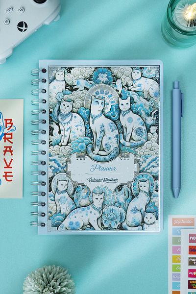 Victoria's Journals Седмичен планер A5 Spiral Unlimited Motivation Page