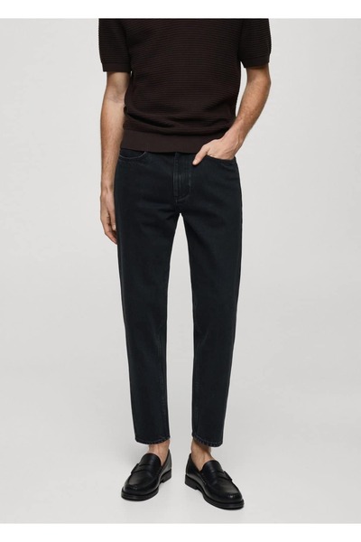 MANGO Man Cropped Tappered fit jean pantolon