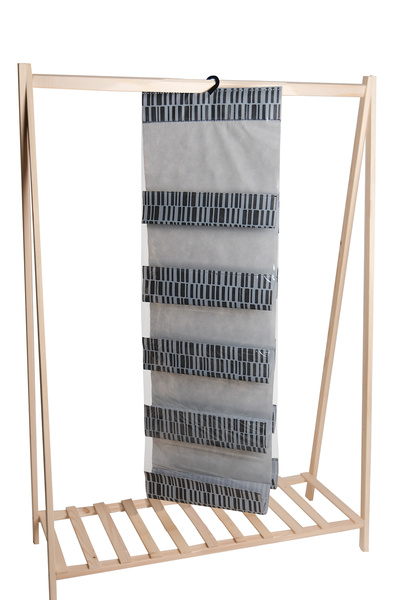 ADARYA HOME 10 Pockets In-Cabinet Bag Shoe Organizer (Zebra)