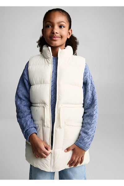 MANGO Kids Long quilted vest