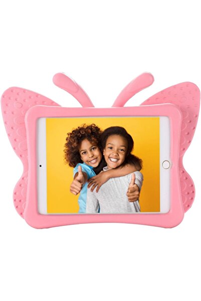 AWH iPad 6th/5th Gen Case, Butterfly Shockproof EVA Foam, Stand Cover for 9.7" iPad (Pink).