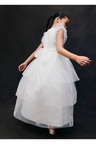 MANGO Kids Φόρεμα με φουσκωτό πτερύγιο