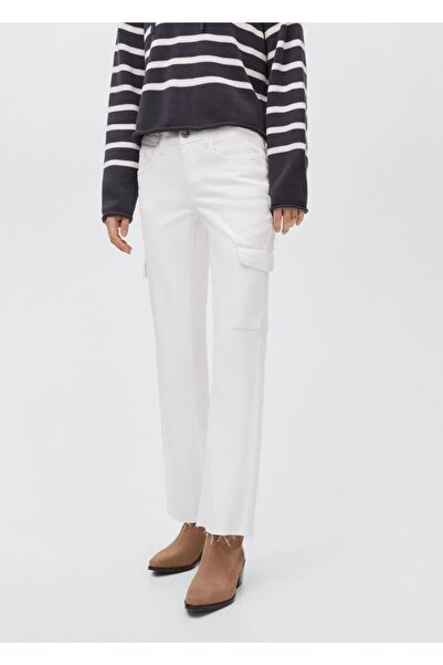 Mango Teen Kısa paçalı kargo pantolon