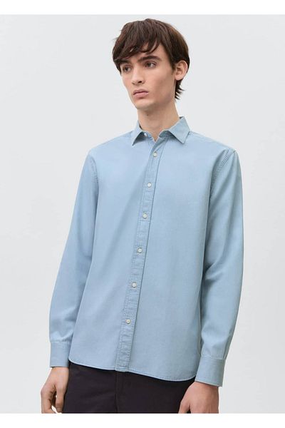 Mango Teen Cotton Oxford Shirt
