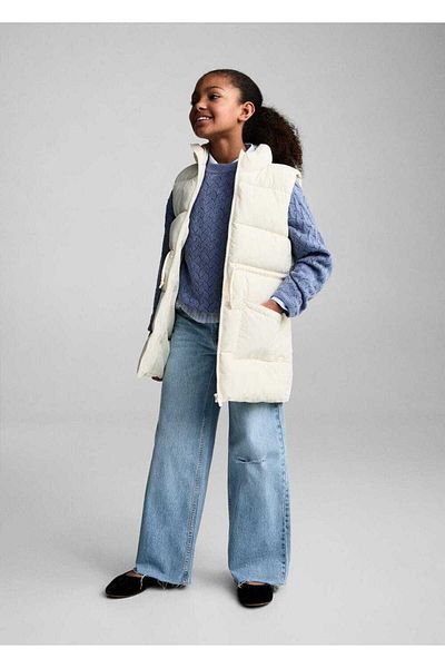MANGO Kids Long quilted vest