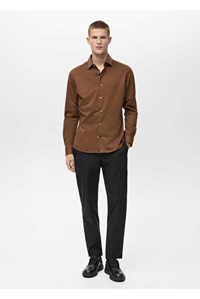 MANGO Man Πουκάμισο Comfort stretch χωρίς σιδέρωμα
