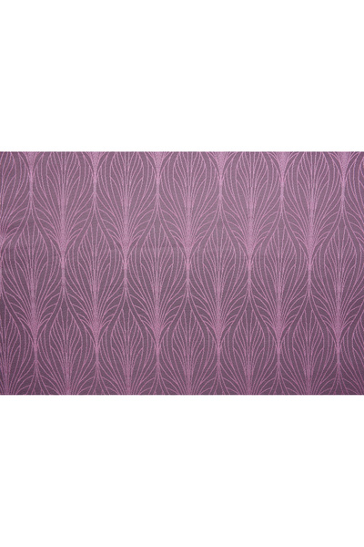 AKÇA TEKSTİL Kdk 2580 Pattern Pink Color Single Wing Pre-Sewn Pleated Background Curtain 300*260cm