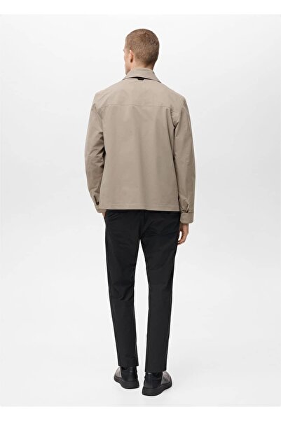 MANGO Man Cepli su geçirmez ceket