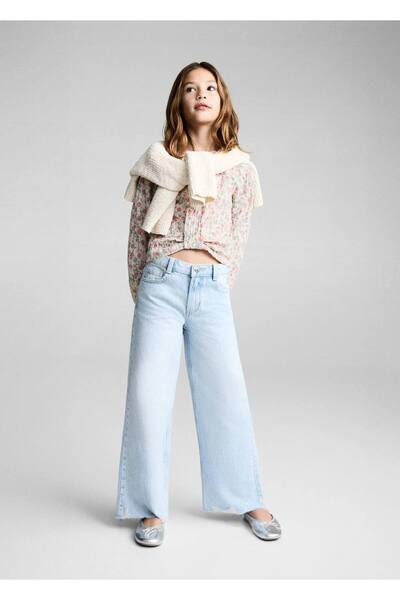 MANGO Kids Floral Patterned Blouse