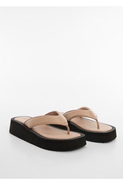 Mango Teen Platformlu bantlı sandalet
