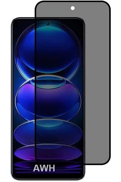 AWH Tempered Glass Screen Protector for Redmi Note 12 Pro Plus, 9H HD, Anti-Scratch, Privacy