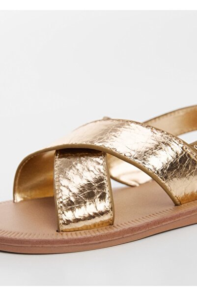 MANGO Baby Metalik Bantlı Sandalet