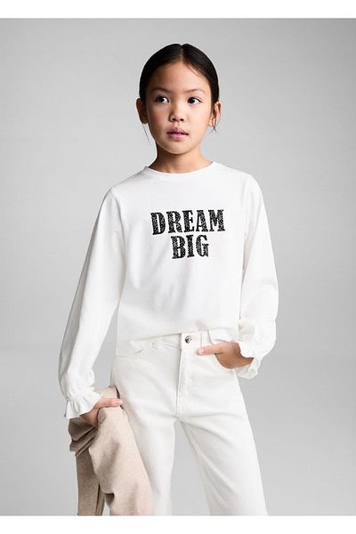 MANGO Kids Tricou cu scris