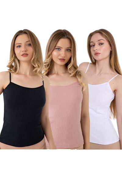MrrMajestic Corded, 3 Piece Pk. Women's Athlete 100% Cotton Organic