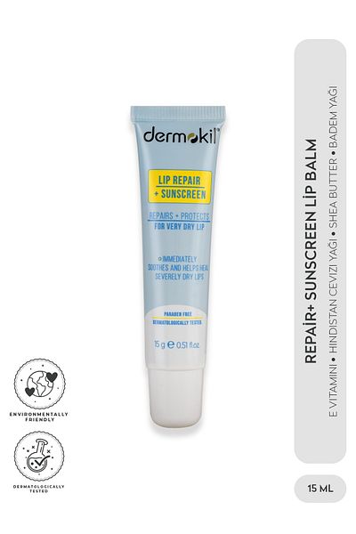 Dermokil Repair & Sunscreen Lip Balm 15 Ml