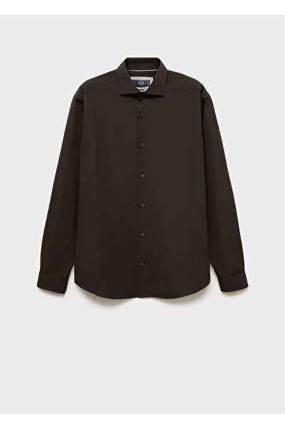 MANGO Man Regular kesim %100 pamuklu gömlek