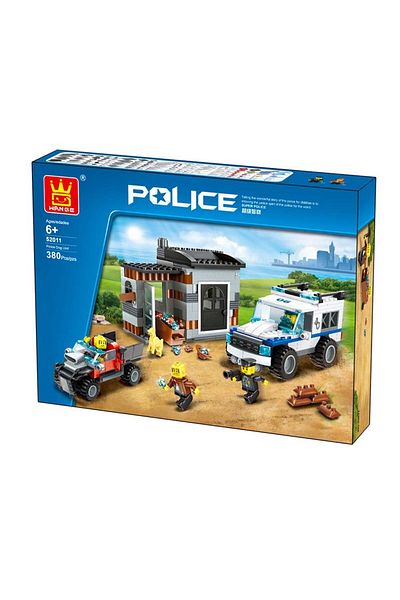 TOYFEST وانج وحدة شرطة متسلق الجبال 380 قطعة