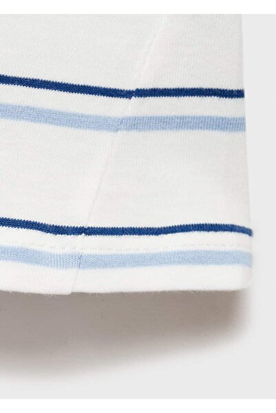 MANGO Baby Pamuklu çizgili tişört
