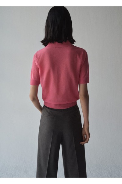 MANGO Woman Polo yaka kazak