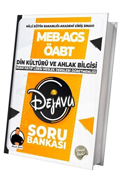 TKM Akademi MEB-AGS  ÖABT Din Kültürü ve Ahlak Bilgisi Dejavu Soru Bankası