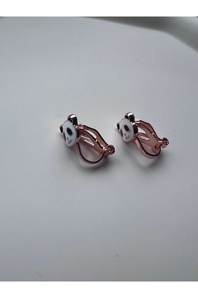 Mila Lumiere Panda Model Magnetic Children's Earrings