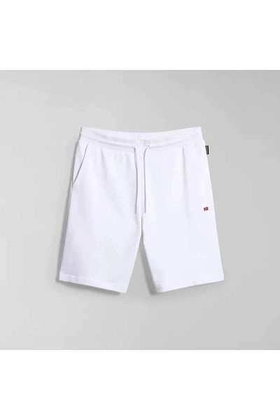 Napapijri Pantaloni scurți albi pentru bărbați Napapijri Nalis Sum 002 Bright White