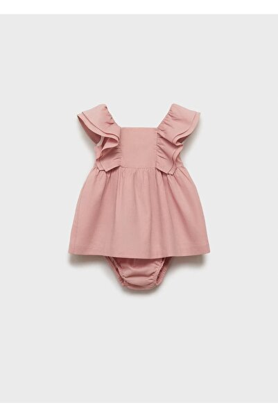MANGO Baby Keten elbise ve şortu