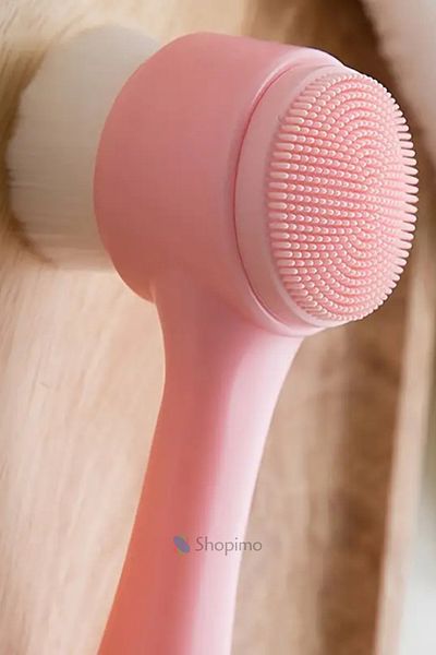 Home Double Sided Makeup Remover Brush Exfoliating Blackhead Purifying Silicone Facial Care Tool