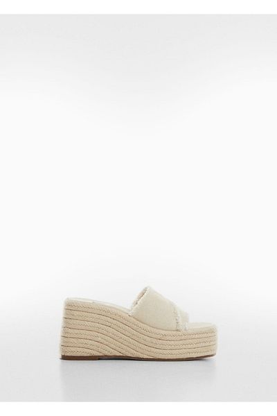 Mango Teen White Sandals for Kids