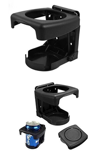 jetfast Ποτηροθήκη αυτοκινήτου Φορητή πρακτική ανοιγόμενη και αναδιπλούμενη θήκη για μπουκάλια