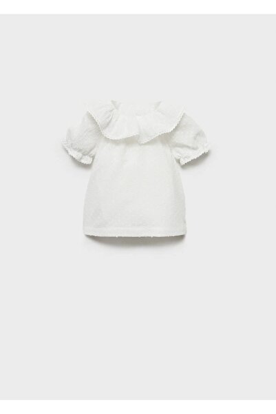 MANGO Baby Yakası fırfırlı bluz